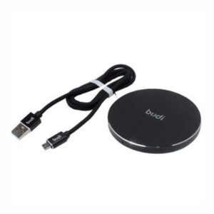 BUDI M8JG3A3100-BLK WIRELESS CHARGER METAL - BLACK