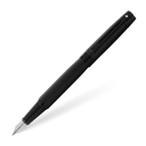 SHEAFFER 9343-BPT 300 MATTE BLACK LACQUER TRIM BALLPOINT PEN - BLACK