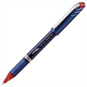 PENTEL BLN25-B ENERGEL 0.5MM NEEDLE POINT TIP PEN - RED