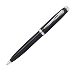 SHEAFFER 9338-BPT 100 GLOSSY BLACK WITH CHROME PLATE TRIM BALLPOINT PEN