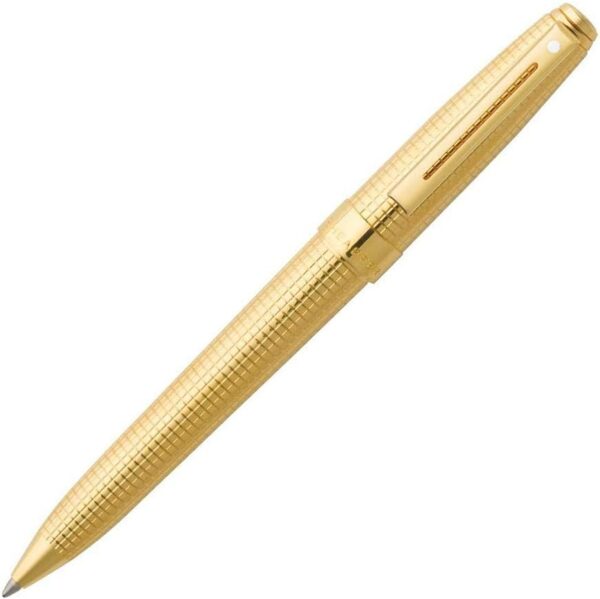 SHEAFFER 9172-BPT 22K/PL DIAMOND PATTERN BALLPOINT PEN