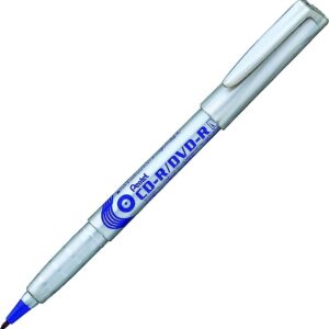 PENTEL NMS51-CO CD/DVD PERMANENT MARKER FINE POINT - BLUE