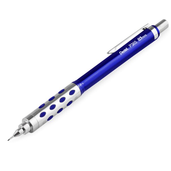 PENTEL P365-SCX METAL 0.5MM AUTOMATIC MECHANICAL PENCIL - BLUE