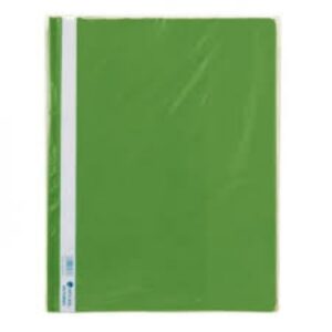 ATLAS F25943 REPORT MANAGEMENT FLAT FILE PVC A4 + W/CARD OPAQUE - GREEN