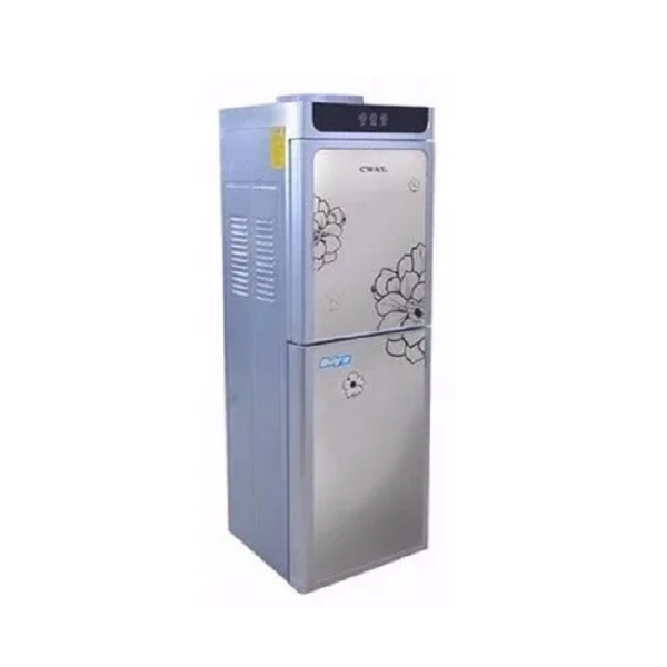 CWAY BYB87 WATER DISPENSER FLOOR STANDING, HOT & COLD WITH FRIDGE, DOUBLE DOOR FANCY LOOK + 1 DISPENSER WATER BOTTLE