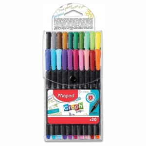 MAPED 749050 - GRAPHPEPS FANCY 0.4MM FINELINER (x 10)