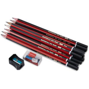 NATARAJ 201104001 621 RUBY LONG LASTING HB PENCILS PACK (x 12)
