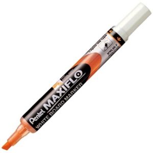 PENTEL MWL6F MAXIFLO CHISEL WHITEBOARD MARKER - ORANGE