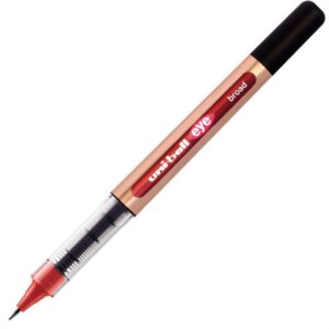 UNIBALL 150-10 EYE BROAD 1.0MM ROLLERBALL PEN - BLACK