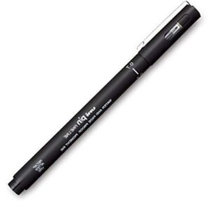 UNIBALL PIN07-200 NEAT & PRECISE WATER & FADE PROOF, PIGMENT 0.7MM FINELINER DRAWING PEN - BLACK