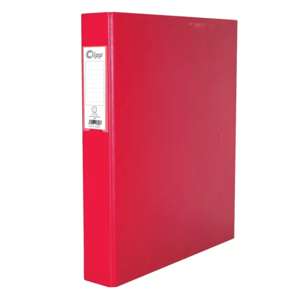 CLIPP F44428252M 2D RING BINDER A4 - RED