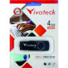 VIVA04GBO1 - VIVATECK USB 4GB 2.0 V2411 FLASH DRIVE