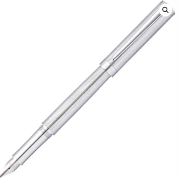 SHEAFFER 9241-FP INTENSITY ENGRAVED CHROME WITH CHROME PLATED TRIM FOUNTAIN PEN