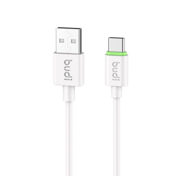BUDI M8J195-WHT CHARGE/SYNC CABLE TYPE-C & LIGHTNING 1M (3FT)