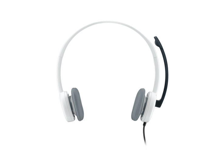 h150 stereo headset gallery 2 white