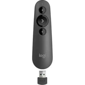 910-005483 - LOGITECH R500S LASER PRESENTATION REMOTE (IB = 8) - BLACK
