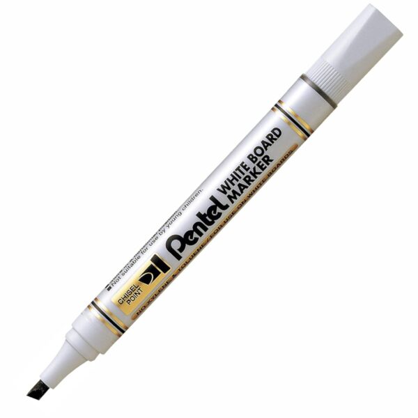 PENTEL MW86-AO WHITEBOARD MARKER CHISEL POINT - BLACK