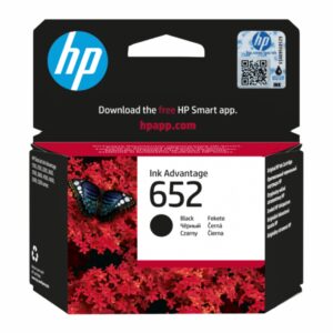 F6V25AE HP 652 BLACK INK CARTRIDGE