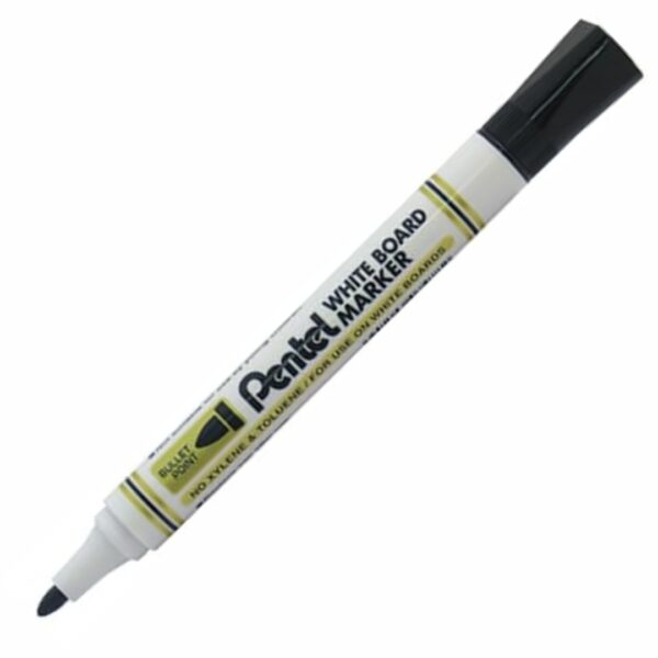 PENTEL MW85AO WHITEBOARD MARKER BULLET POINT - BLACK