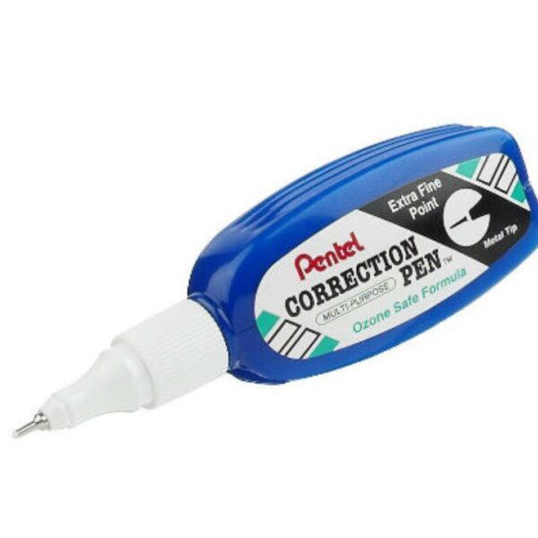 PENTEL ZL102-W EXTRA FINE POINT METAL TIP 4.2ML CORRECTION PEN