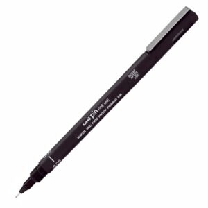 UNIBALL PIN005-200 NEAT & PRECISE WATER & FADE PROOF, PIGMENT 0.05MM FINELINER DRAWING PEN - BLACK