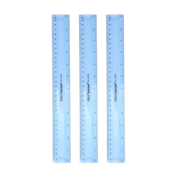 DELI 6209 - 30CM FLEXIBLE RULER TWIST ME