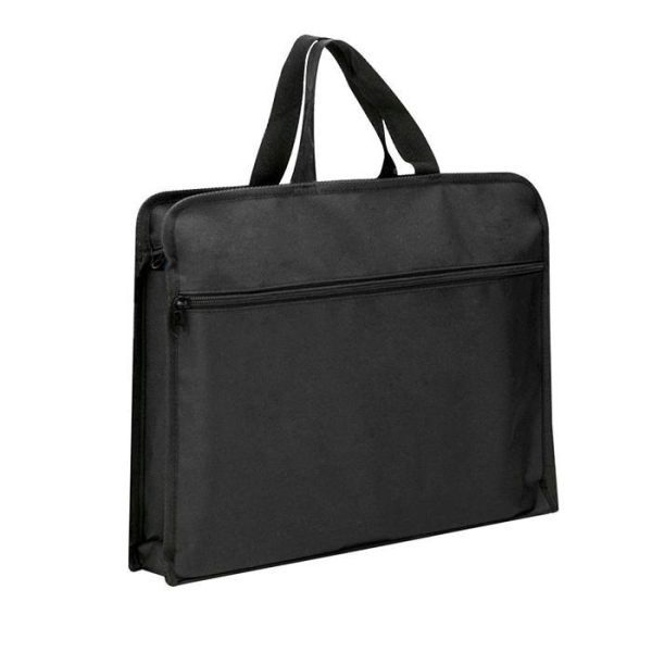 deli briefcase tote bag black 40 x 30cm 63753 sq