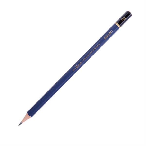 DELI S999-5B - DRAWING PENCIL NUEVO ART DARK BLUE- HEXAGONAL