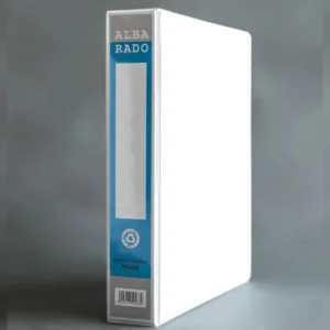 ALBA RADO 4D RING BINDER PP PRESENTATION FILE 65MM - WHITE