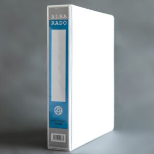ALBA RADO 4D RING BINDER PP PRESENTATION FILE 40MM - WHITE