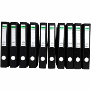 ALBA RADO PP 2D RING BINDER FILE A4 25MM QSP - BLACK