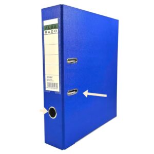 ALBA RADO PP 2D RING BINDER FILE A4 25MM QSP - BLUE