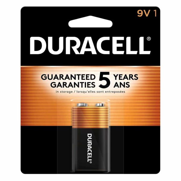 DURACELL 9V x 1 BATTERY PACK