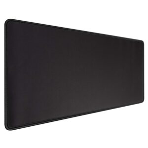 MOUSEPAD - 300X800X3MM STITCHED BLACK EDGE WITH BLACK SURFACE