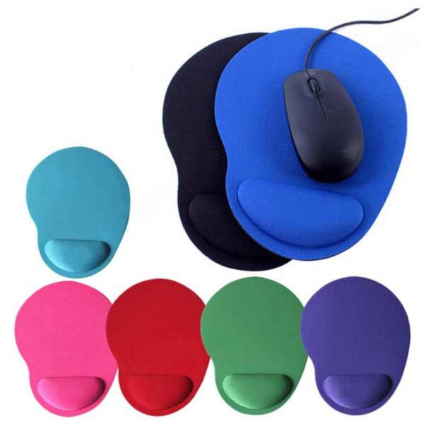MOUSE PAD - 1108 WITH GEL WRIST SUPPORT - ASSORTED