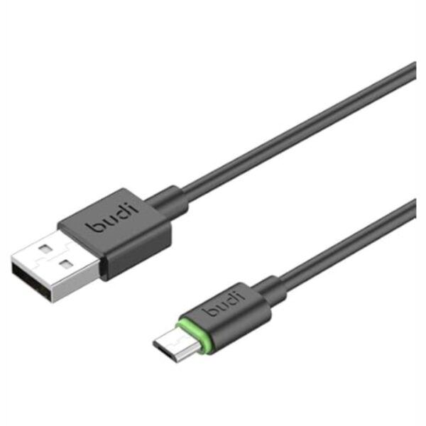 BUDI DC231TL10B 2 IN 1 3A FAST CHARGE/SYNC CABLE USB TO LIGHTNING & TYPE-C 1M (3FT)