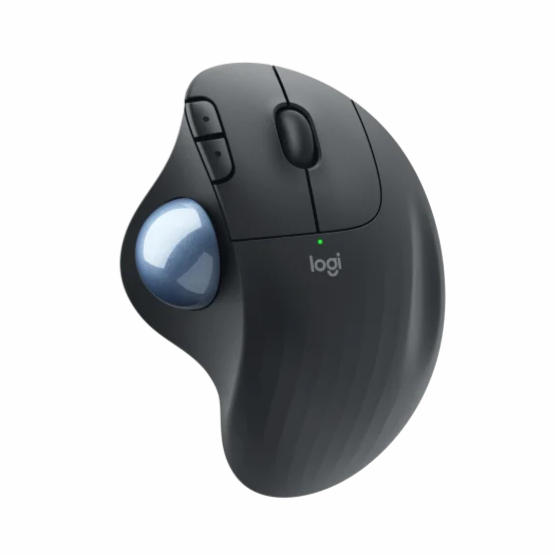 910-006221 - LOGITECH M575 ERGO WIRELESS TRACKBALL MOUSE - BLACK